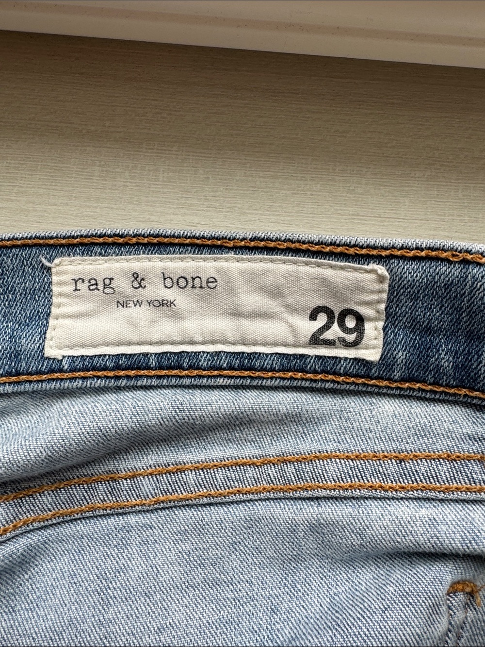Rag & Bone Cut Off Raw Hem High Rise distressed Jeans size 29 size 8 - Picture 6 of 9